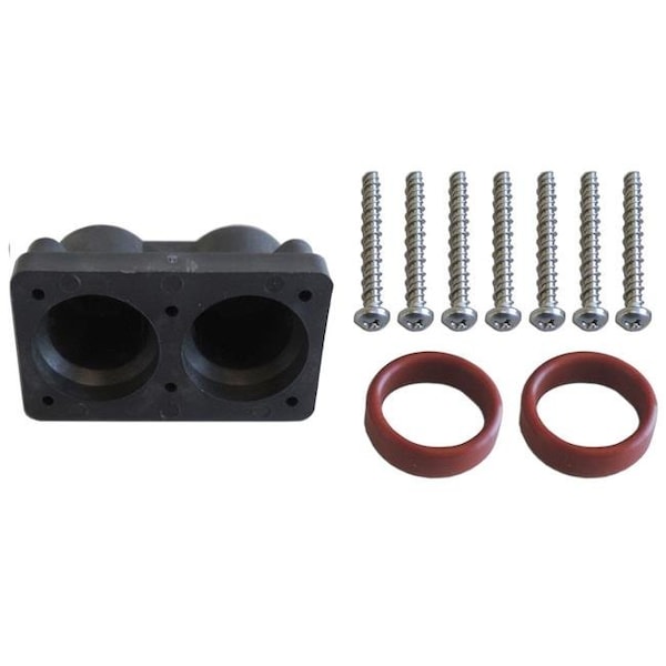 Spa Parts Spa Parts 48-0041-K Turn-Around; Double Barrel Heater Manifold Kit 48-0041-K - main